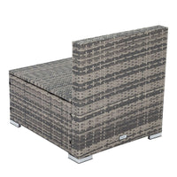 Grey Armless Outdoor Sofa Set Furniture Kings Warehouse 