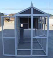 Grey XXL Chicken Coop Rabbit Guinea Pig Hutch Ferret Hen Cat Bird House Pet Care Kings Warehouse 