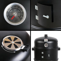 Grillz BBQ Grill 3-In-1 Charcoal Smoker Home & Garden Kings Warehouse 