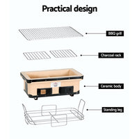 Grillz BBQ Grill Tabletop Charcoal Smoker Home & Garden Kings Warehouse 
