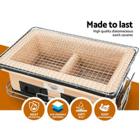 Grillz BBQ Grill Tabletop Charcoal Smoker Home & Garden Kings Warehouse 