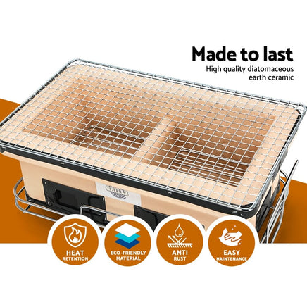 Grillz BBQ Grill Tabletop Charcoal Smoker Home & Garden Kings Warehouse 