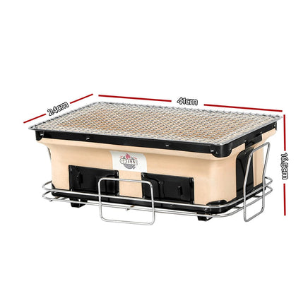 Grillz BBQ Grill Tabletop Charcoal Smoker Home & Garden Kings Warehouse 
