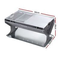 Grillz Fire Pit BBQ Grill Steel Home & Garden Kings Warehouse 