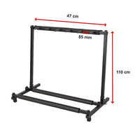 Guitar Stand 5 Holder Guitar Folding Stand Rack Band Stage Bass Acoustic Guitar Audio & Video Kings Warehouse 