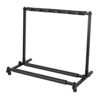 Guitar Stand 5 Holder Guitar Folding Stand Rack Band Stage Bass Acoustic Guitar Audio & Video Kings Warehouse 
