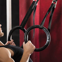 Gymnastic Rings – Adjustable Exercise Training Rings for Home & CrossFit Workouts Sports & Fitness Kings Warehouse 