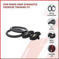 Gymnastic Rings – Adjustable Exercise Training Rings for Home & CrossFit Workouts Sports & Fitness Kings Warehouse 