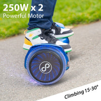 Gyroor G11 6.5 inch Hoverboard with Bluetooth Speaker and LED Lights Self Balancing Electric Scooter Hoverboard Skateboard Kings Warehouse 