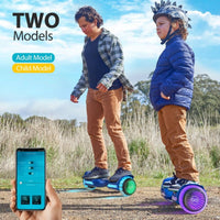 Gyroor G11 6.5 inch Hoverboard with Bluetooth Speaker and LED Lights Self Balancing Electric Scooter Hoverboard Skateboard Kings Warehouse 
