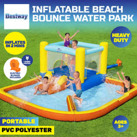 H2OGO! Bounce Water Park Inflatable Pool Slide w Electric Blower Kings Warehouse 