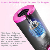 Hair Curler LCD Ceramic Cordless Auto Rotating Wireless Waver Curling Iron Salon Home & Garden Kings Warehouse 