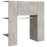 Hallway Cabinets 2 pcs Concrete Grey Engineered Wood living room Kings Warehouse 
