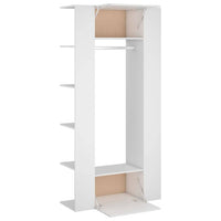 Hallway Cabinets 2 pcs White Engineered Wood living room Kings Warehouse 