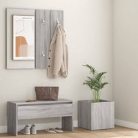 Hallway Furniture Set Grey Sonoma Engineered Wood living room Kings Warehouse 