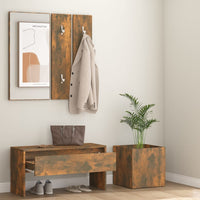 Hallway Furniture Set Smoked Oak Engineered Wood living room Kings Warehouse 
