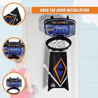 Hamper Basketball Laundry Hoop Hanging Clothes Basket Storage Kids Fun Door Bag Home & Garden Kings Warehouse 