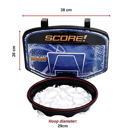 Hamper Basketball Laundry Hoop Hanging Clothes Basket Storage Kids Fun Door Bag Home & Garden Kings Warehouse 