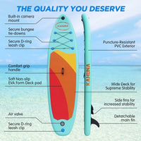 Hana Inflatable Stand Up Paddle Board 10ft6in iSUP Accessories Kings Warehouse 