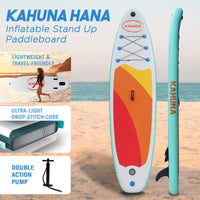 Hana Inflatable Stand Up Paddle Board 11FT SUP Paddleboard Kings Warehouse 