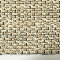 Hand Braided Jute Runner with Green Textured Weave 50 x 120 cm EOFY Kings Warehouse 