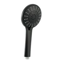 Handheld Shower Head 4.5" High Pressure 5 Modes Poweful Round Black Home & Garden Kings Warehouse 
