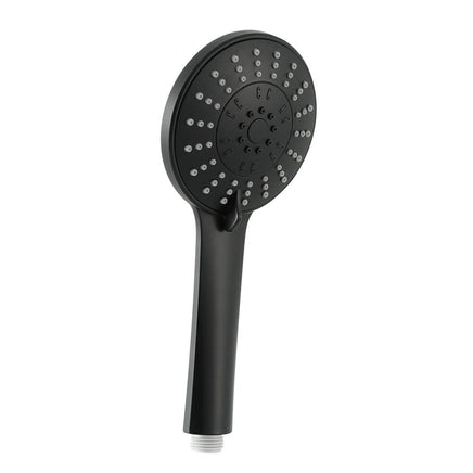 Handheld Shower Head 4.5" High Pressure 5 Modes Poweful Round Black Home & Garden Kings Warehouse 