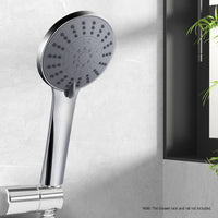 Handheld Shower Head 4.5" High Pressure 5 Modes Poweful Round Chrome Home & Garden Kings Warehouse 