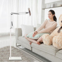 Hands Free Floor Stand Adjustable Bed Clip Holder For Tablet iPad iPhone 170cm Black Home & Garden Kings Warehouse 