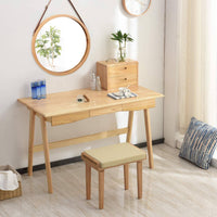 Hanging Round Wall Mirror 45 cm - Solid Bamboo Frame and Adjustable Leather Strap for Bathroom and Bedroom Home & Garden Kings Warehouse 