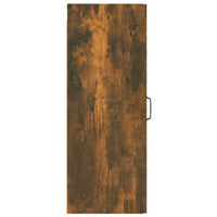 Hanging Wall Cabinet Smoked Oak 34.5x34x90 cm Engineered Wood Kings Warehouse 