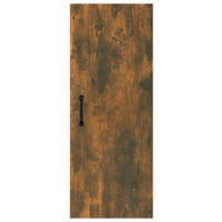 Hanging Wall Cabinet Smoked Oak 34.5x34x90 cm Engineered Wood Kings Warehouse 