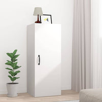 Hanging Wall Cabinet White 34.5x34x90 cm Engineered Wood Kings Warehouse 