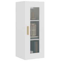 Hanging Wall Cabinet White 34.5x34x90 cm Kings Warehouse 