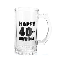 Happy 40th Birthday Beer Stein Kings Warehouse 