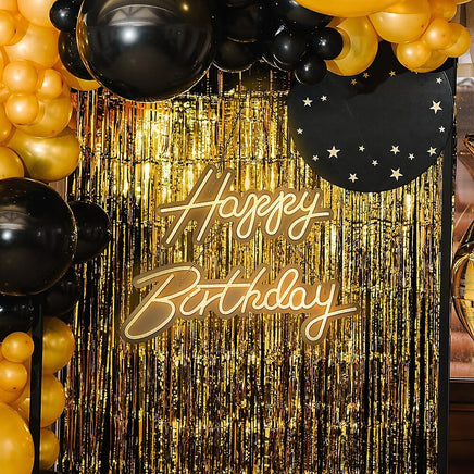Happy Birthday Neon Sign Hanging Glowing Party Decoration Kings Warehouse 