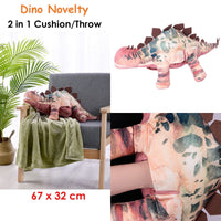 Happy Kids Dino Novelty Cushion/Throw Home & Garden Kings Warehouse 