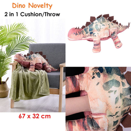 Happy Kids Dino Novelty Cushion/Throw Home & Garden Kings Warehouse 