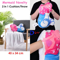 Happy Kids Mermaid Novelty Cushion/Throw Home & Garden Kings Warehouse 