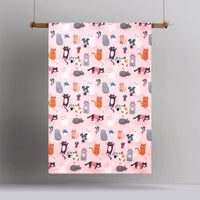 Happy Kids Miaow Glow in the Dark Quilt Cover Set Double Home & Garden Kings Warehouse 