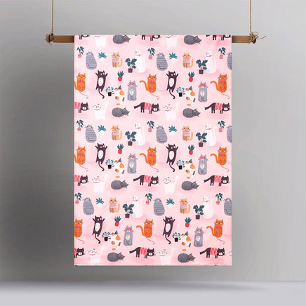 Happy Kids Miaow Glow in the Dark Quilt Cover Set Double Home & Garden Kings Warehouse 