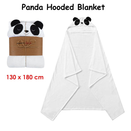 Happy Kids Panda Hooded Blanket Home & Garden Kings Warehouse 
