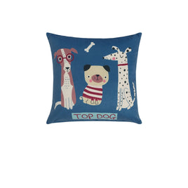 Happy Kids Puppy Club Filled Square Cushion Home & Garden Kings Warehouse 