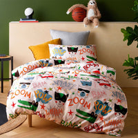 Happy Kids Superhero Quilt Cover Set Single Home & Garden Kings Warehouse 