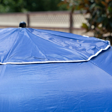 Havana Outdoors Beach Umbrella 2.4M Outdoor Garden Beach Portable Shade Shelter - Blue Kings Warehouse 