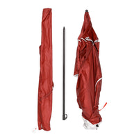 Havana Outdoors Beach Umbrella 2.4M Outdoor Garden Beach Portable Shade Shelter - Red Kings Warehouse 