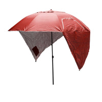 Havana Outdoors Beach Umbrella 2.4M Outdoor Garden Beach Portable Shade Shelter - Red Kings Warehouse 