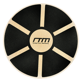 Heavy Duty 15.5" Wooden Balance Board with Non-Slip Pad Fitness Sports & Fitness Kings Warehouse