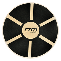 Heavy Duty 15.5" Wooden Balance Board with Non-Slip Pad for Fitness Training Sports & Fitness Kings Warehouse 