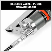Heavy Duty 600cc Manual Grease Gun Flexible Hose Coupler 10000PSI Oiling Tools Tools Kings Warehouse 